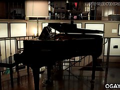 Pianist DIrk Caber fucks his gay fan
