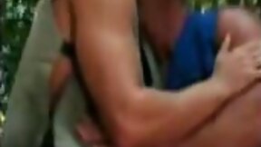 Muscular men hardcore outdoors